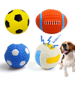 Crinkle Play Ball Dog Toy - M
