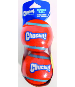 Petmate Chuckit! Tennis Ball 2-Pk Shrink Extra-Large