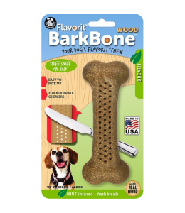 Pet Qwerks Barkbone Wood Flavorit Mint Flavor