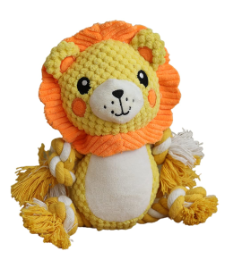 Plush Pet Lion Dog Toy - 26 x 17cm