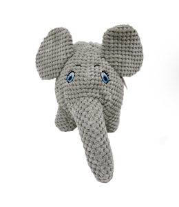 Plush Pet Elephant Dog Toy - 38 x 18cm
