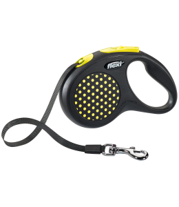 Flexi Design S Tape 5 m, black/ YELLOW