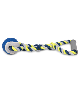 Vadigran Cotton rope+plastic handle+tennis blue-yellow 190g