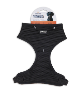 PETMATE MESH DOG HARNESS MEDIUM 16-19"Â  BLACK