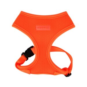 PUPPIA NEON SOFT HARNESS A ORANGE L Neck 14.2" Chest 19.3-26.8"