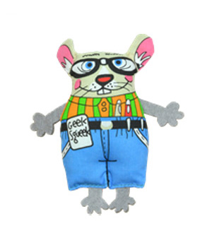 main-290.jpg Petstages Madcap Geeky Squeaky Mouse - Image 1