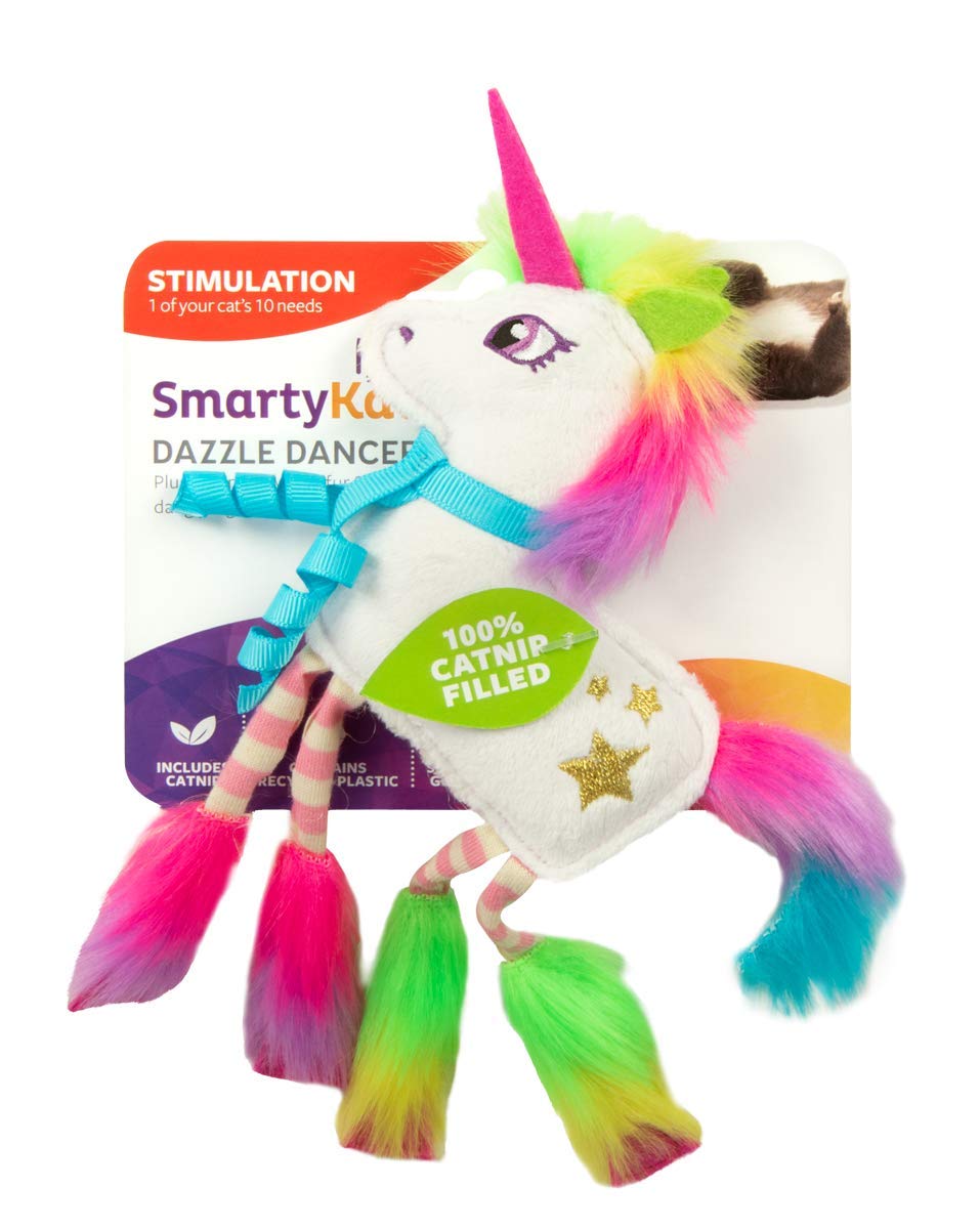 main-308.jpg SmartyKat® Dazzle Dancer™ Disco Unicorn with Felt Cat Toy - Image 1