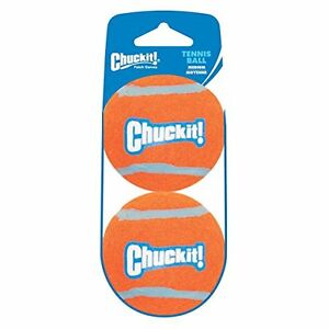 Petmate Chuckit! Tennis Ball 2-Pack Shrink Large