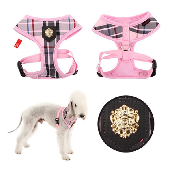 main-325.jpg PUPPIA JUNIOR HARNESS A PINK L Neck 14.5' Chest 20-29" - Image 1