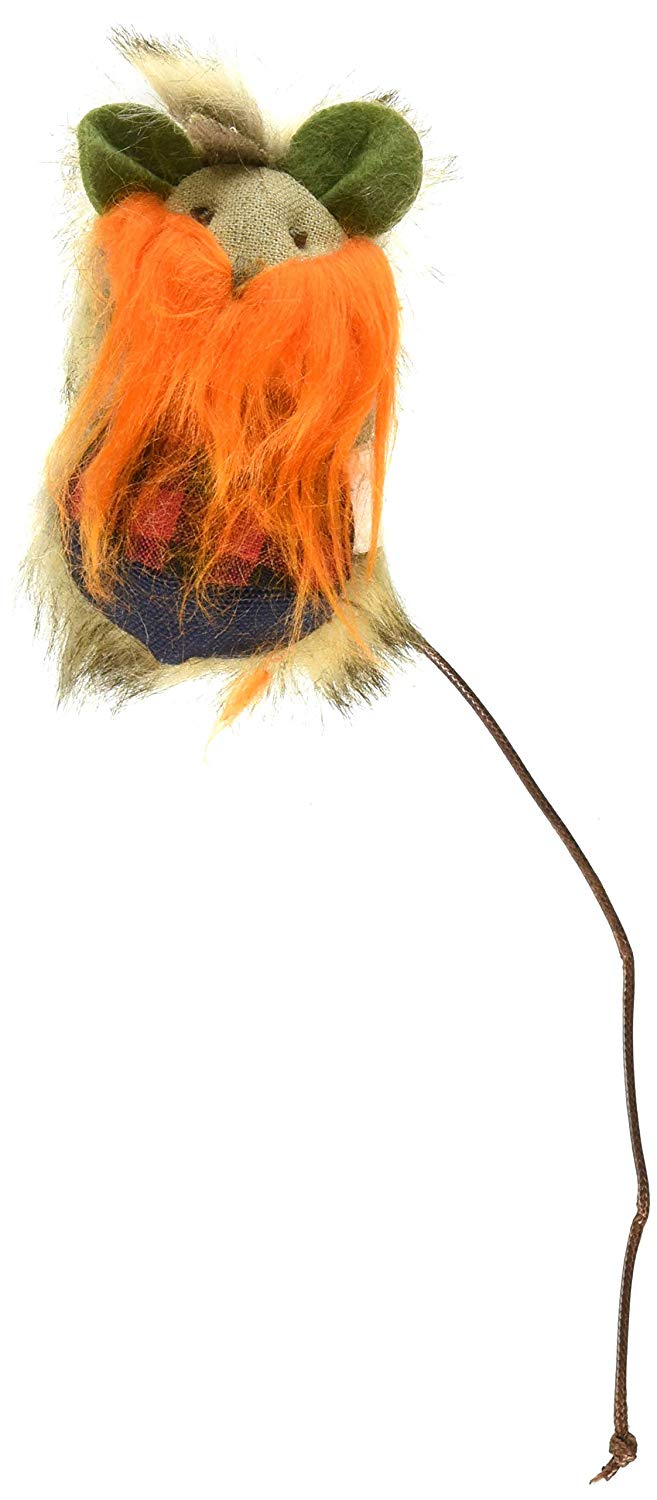 main-333.jpg Smartykat® Lumber Mouse™ Plush Catnip Cat Toy - Image 1
