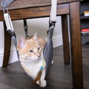 SmartykatÂ® Happy Hammockâ„¢ Portable Plush Cat Hangout