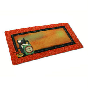 Dry Mate Cat Place Mat Hungry Kitty 12X20 Inches