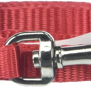PETMATE NYLON DOG LEASH 1"X6' RED