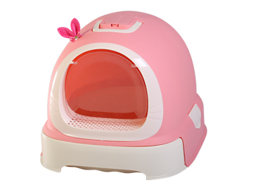 main-4.jpg Nutrapet Fantastic Cat Litter Toilet - PINK (Small Cats) ) L52×W42×H40cm - Image 1