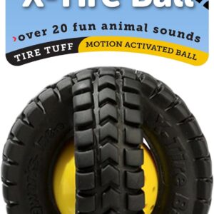 Petmate 5" Medium Animal Sounds X-Tire Ball