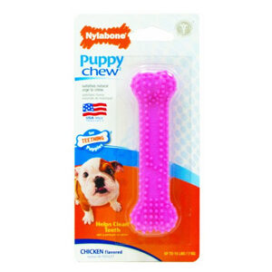 Nylabone Puppy Chew Dental Bone - Pink Petite