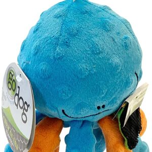 goDog Crazy Tugsâ„¢ Octopus with Chew Guard Technologyâ„¢ Durable Plush Squeaker Dog Toy, Large