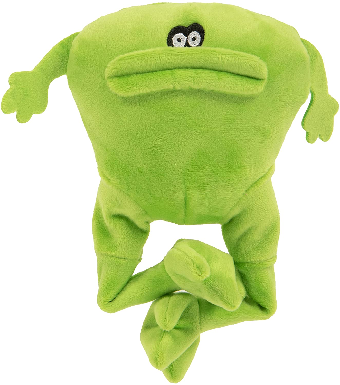 main-445.jpg goDog® Action Plush™ Frog with Chew Guard Technology™ Animated Squeaker Dog Toy - Image 1