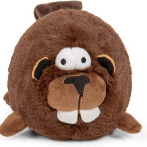 goDogÂ® Action Plushâ„¢ Beaver with Chew Guard Technologyâ„¢ Animated Squeaker Dog Toy
