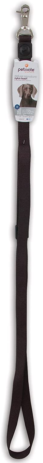 main-499.jpg PETMATE SIGNATURE DELUXE LEASH 1"X6' COAL - Image 1