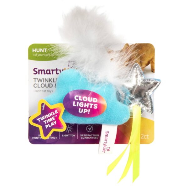 main-502.jpg SmartyKat® Twinkle Time S/2 Cloud with Star - Image 1