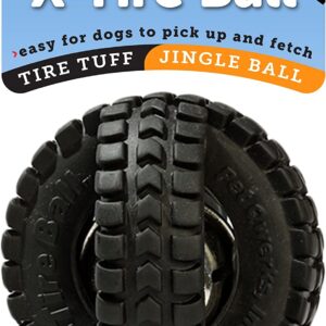 PETMATE 5" Medium Jingle X-Tire Ball
