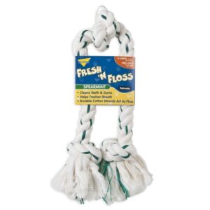 Petmate Fresh 'N Floss 3Knot Tug Large Spearmint