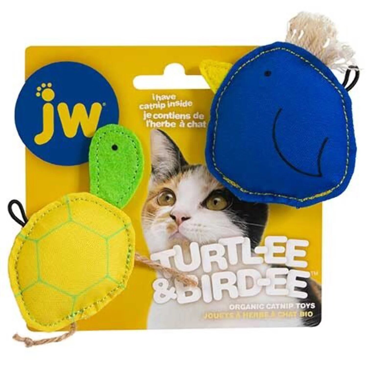 main-546.jpg Jw Cat Bird-Ee & Turtl-Ee Catnip Combo - Image 1