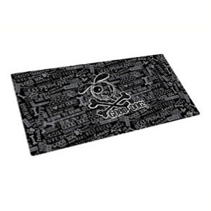 Dry Mate Pet Place Mate Dogs Good Dog Cross Bones / Black 12 X 20 Inches