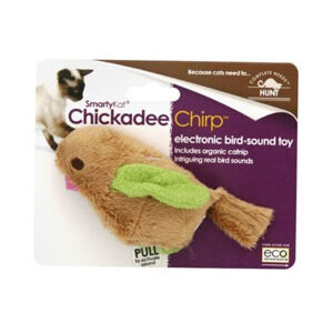SmartykatÂ® Chickadee Chirpâ„¢ Electronic Sound Cat Toy