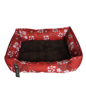 main-617.jpg Nutrapet Red Tropical Cat Bed 52*42*10 - Image 1