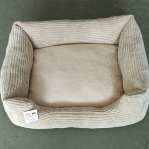 Nutrapet Plush Bed Beige & Grey SIZE D:120*97*26Cms