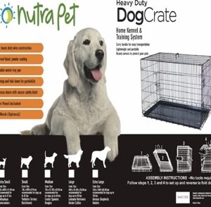 Nutrapet Double Door W Divider Extra Large 124*76*83.5 Cms
