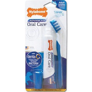 Nylabone Advanced Oral Care Dog Dental Kit One Size