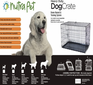 main-644.jpg Nutrapet Double Door Crate W Divider Panel Extra Small 62*44*51.5 Cms - Image 1