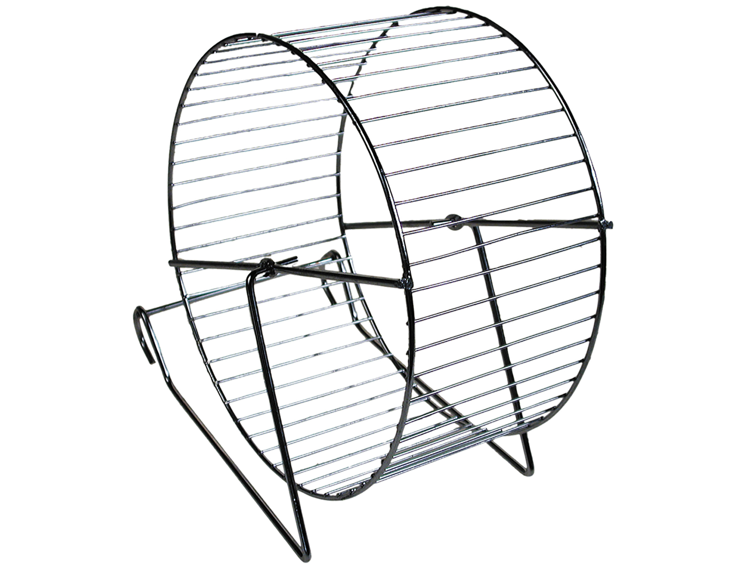 main-660.jpg VADIGRAN Hamster wheel metal/chrome 20cm - Image 1