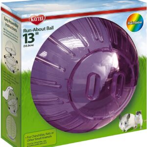 KAYTEE RUN-ABOUT BALL MEGA RAINBOW 4/13IN BALLS AND WHEELS