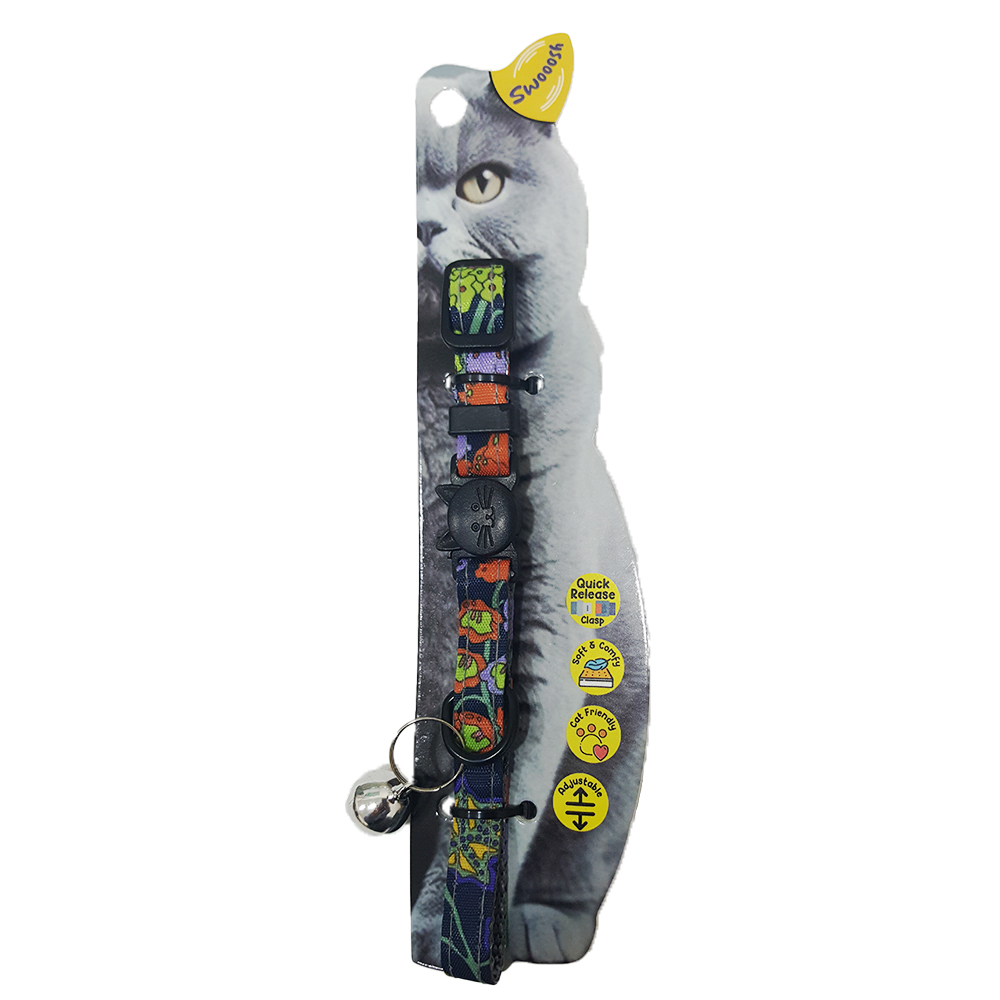 main-695.jpg Swooosh Sun & Shine safe collar C-10mm 18/28cm grey - Image 1