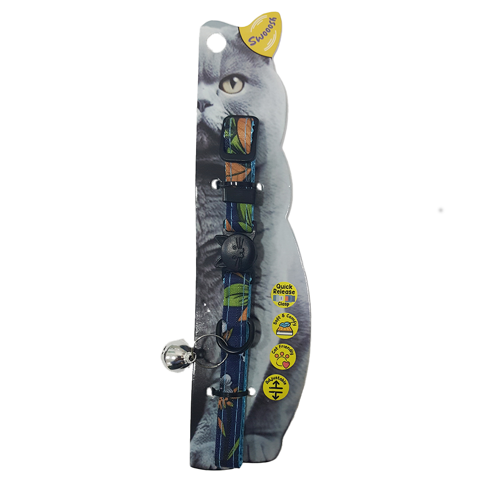 main-697.jpg Swooosh Fresh Breeze safe collar C-10mm 18/28cm blue - Image 1