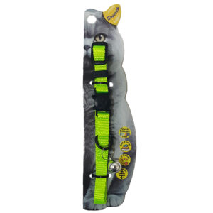 Swooosh Simple & Calm nylon pure safe collar C-10mm 18/28cm light green