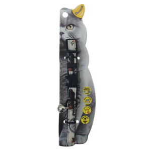 Swooosh Sighseeing fashion safe collar C-10mm 18/28cm colorful white