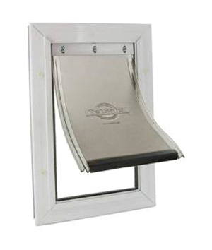 main-741.jpg PetSafe Aluminum Pet Door - Large White - Image 1