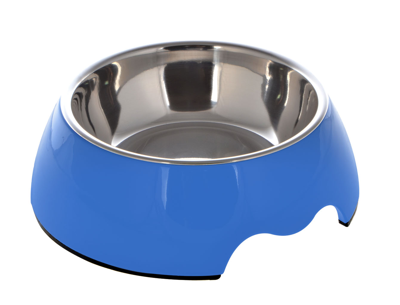 main-79.jpg Nutrapet Melamine Round Bowl Blue XL:27 *9Cms 1400/ml 47.2oz - Image 1