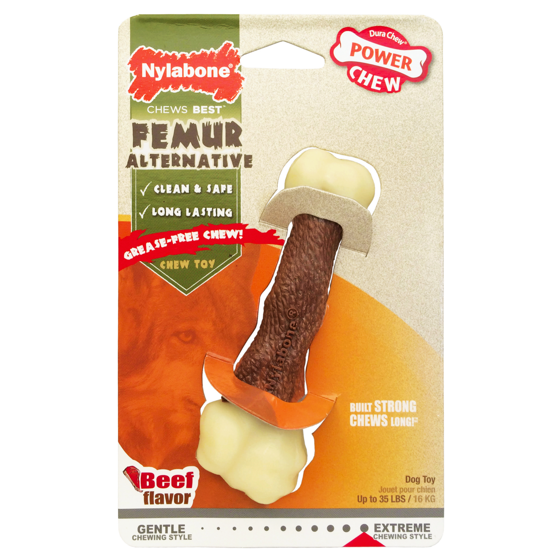 main-8.png Nylabone Power Chew Animal Part Alternative Femur Beef Medium - Image 1
