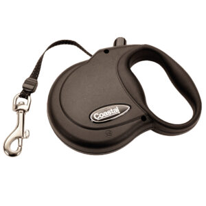 Coastal Power Walker Retractable Leash 12 and Black Medium