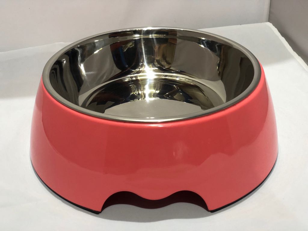 main-85.jpg Nutrapet Melamine Round Bowl Peach L:22 * 7.5Cms 700/ml 23.6oz - Image 1