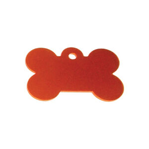 Imarc Pet Tag Bone Large Orange