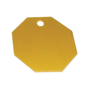 Imarc STOP SIGN OCTAGON LARGE GOLD