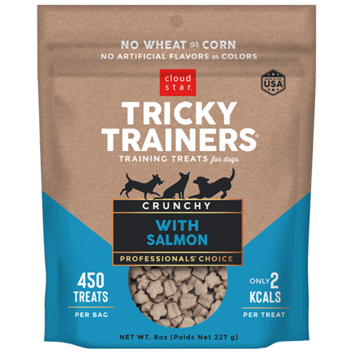 main-94.png Cloud Star Tricky Trainers Crunchy Treats - Salmon - 8 Oz - Image 1