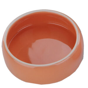 Vadigran Feeder Cup Rodent Earthenware Orange 12cms